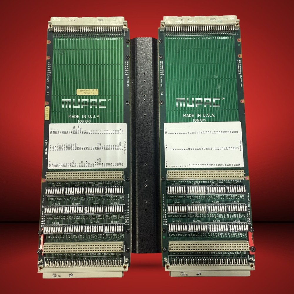 Mupac 210BC01C1M0 CME Bus Interface Backplane PCB Vintage Tested