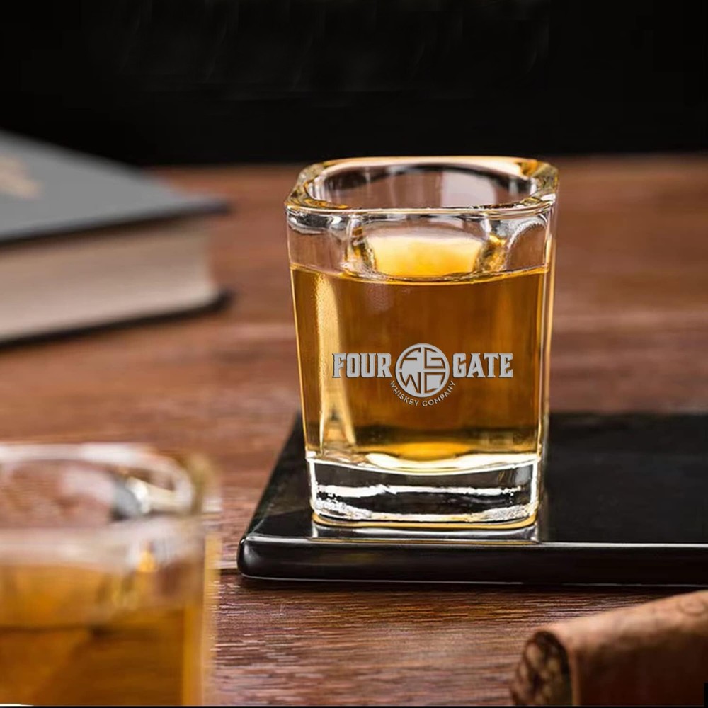 FOUR GATE Whiskey Shot Glass