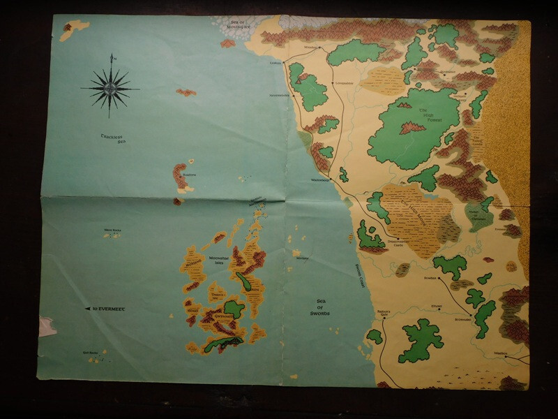 DUNGEON & DRAGONS FORGOTTEN REALMS CYCLOPDEDIA, DM'S SOURCEBOOK & MAPS