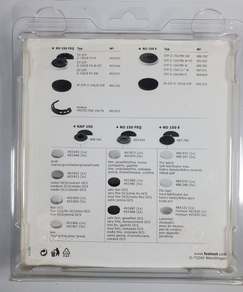 Festool Interface-pad IP-STF-D145/8-STF 492212