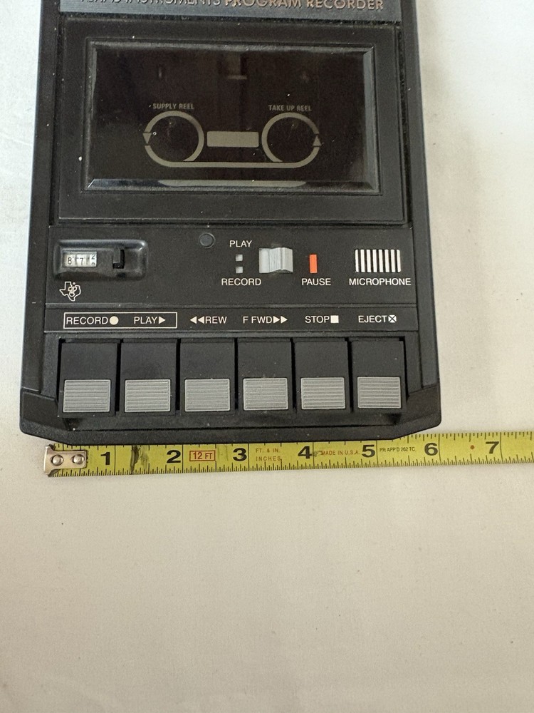 Texas Instruments Cassette Player/ Program Recorder PHP2700 **Partially Works