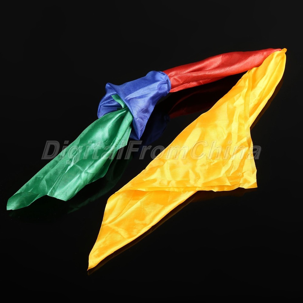 1Pc Practical Change Color Silk Scarf For Magic Trick Props Magic Tools Toys