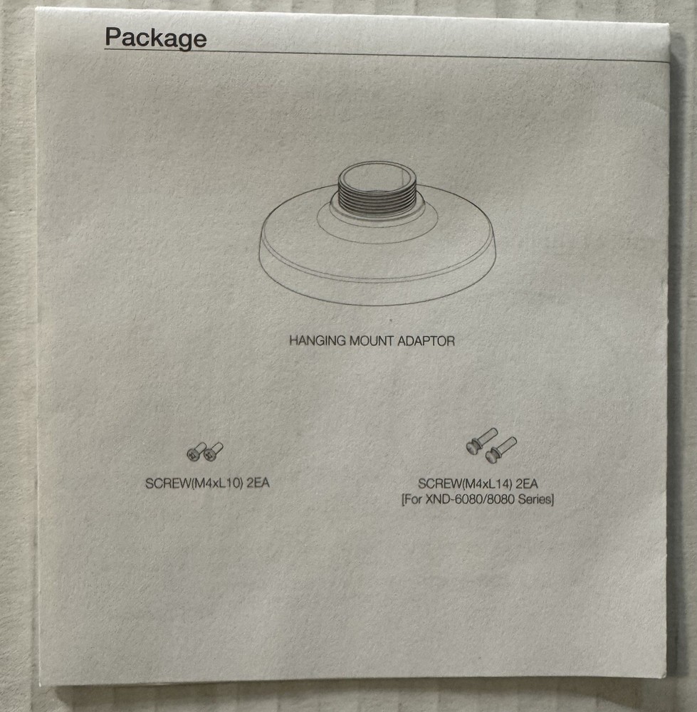 SBP-300 HM8 Hanging Mount Adaptor