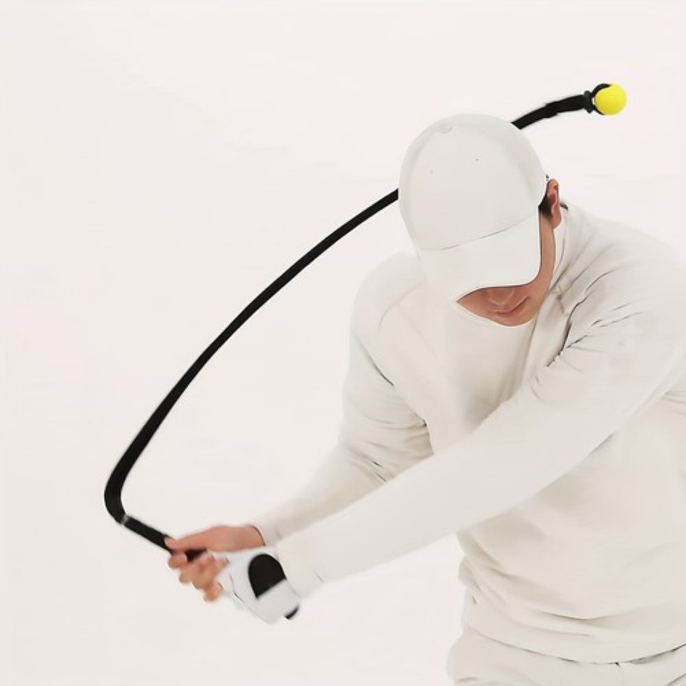 Golf Swing Practice Rope Trainer Equipment Improve Rhythm Lagging
