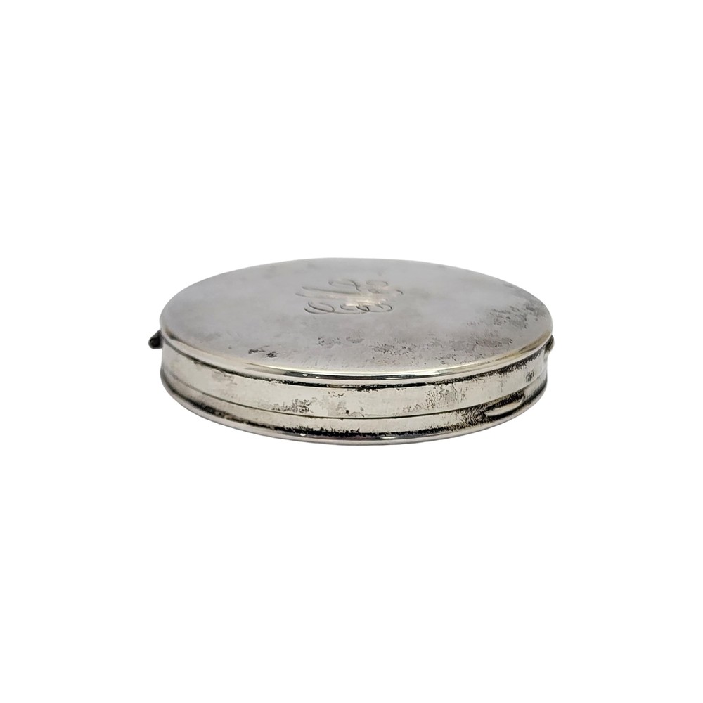 R Blackinton Co Sterling Silver Round Mirror Compact #15045