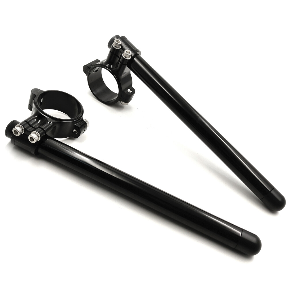 HTTMT- USA CNC 22mm Handlebars 50mm Riser Fork Clip-Ons Handle Bar CNC Handlebar