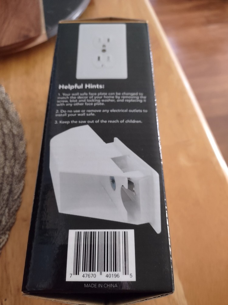 Hidden Wall Safe Secret Stash Electrical Plug Diversion Safe