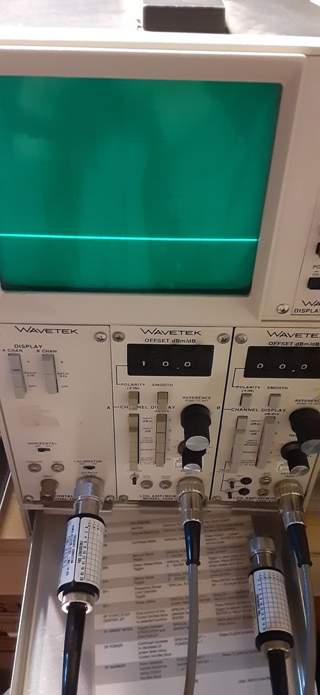 Scalar Network Analyzer COMPLETE with Detectors 1 MHz - 18 GHz TESTED Wavetek