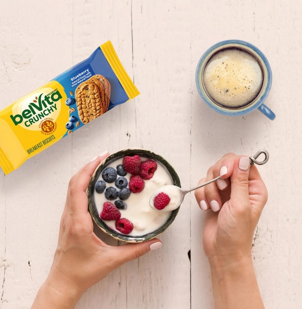 belVita Blueberry Breakfast Biscuits, Value Pack – 12 Packs with 4 Biscuits Each