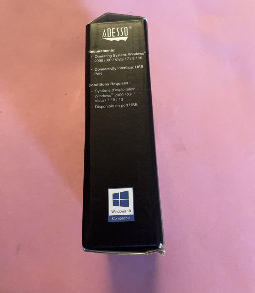 NEW Adesso Magnetic Stripe USB Card Reader (MSR-100)
