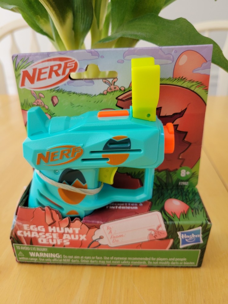 2023 Easter Themed  Nerf Egg Hunt Pull To Prime Blaster