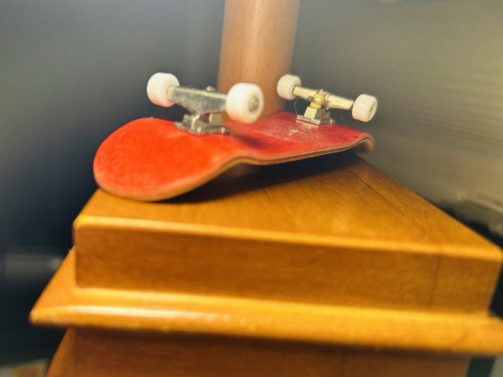 P-Rep Purple Maple Wood Mini Skateboard Complete with Wheels Basic Bearings New