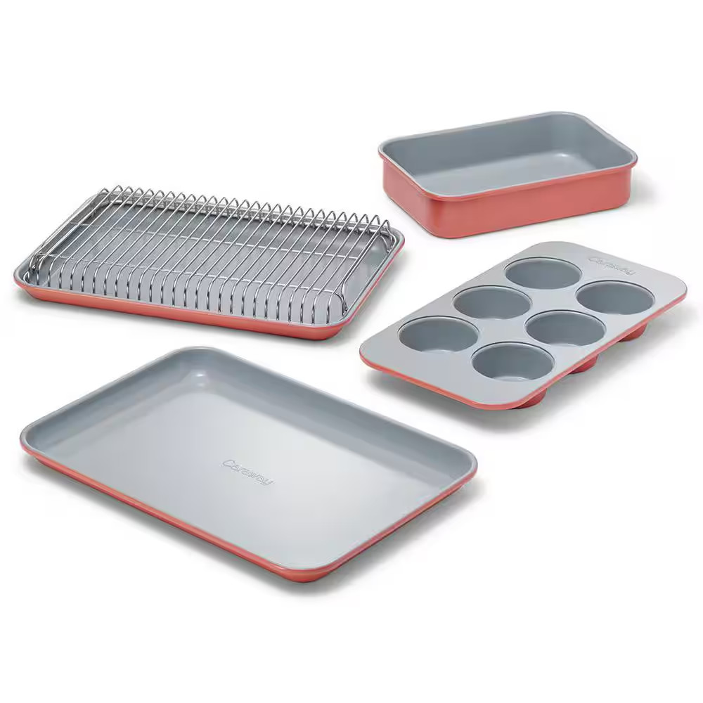 Mini 6 Piece Perracotta Bakeware Set with Storage