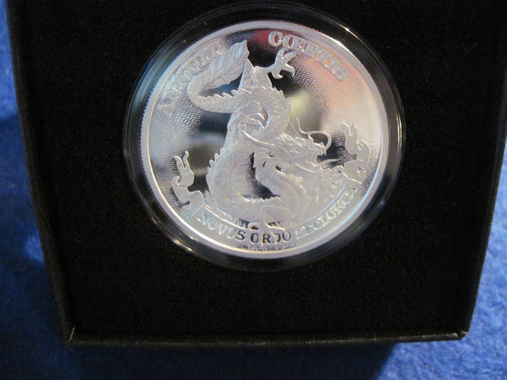 2017 DOLLAR DRAGON PROOF SILVER SHIELD