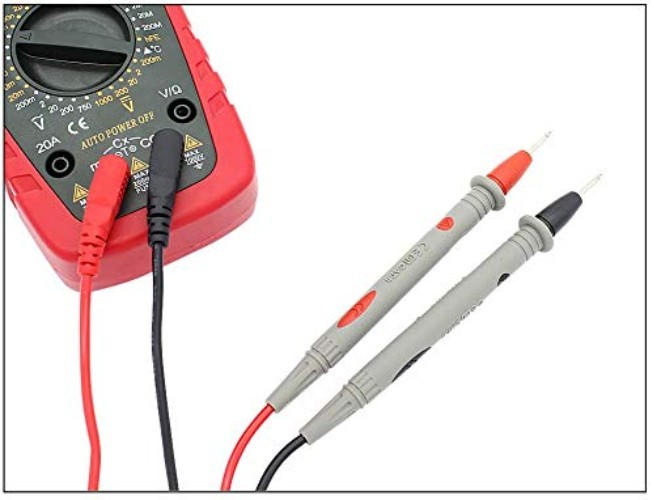 User-Friendly Banana Plug Multimeter Leads with Ultra-Sharp Tips - 1000V 20A