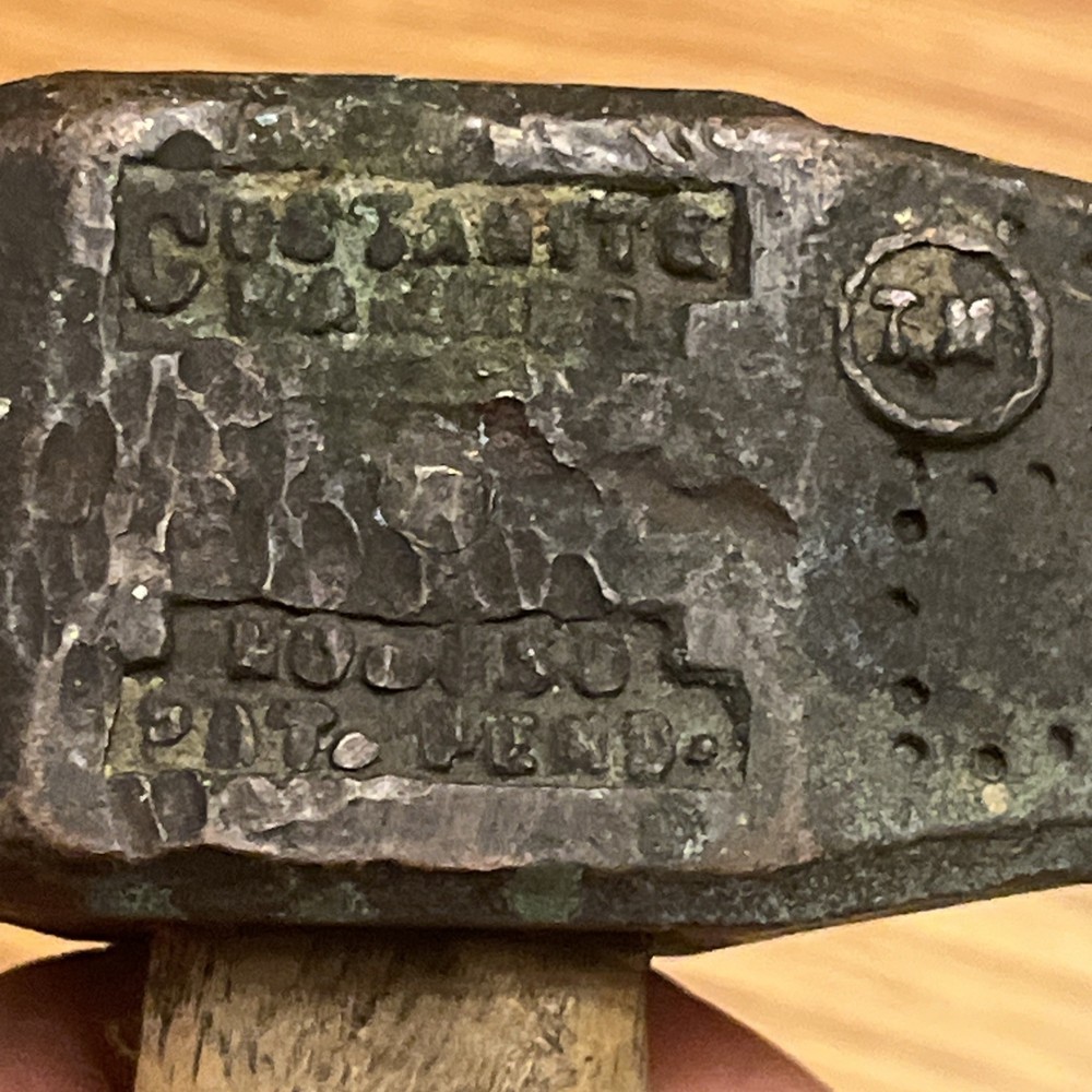 Custanite Copper Hammer Non-sparking Copper Brass Soft Faced Mallet