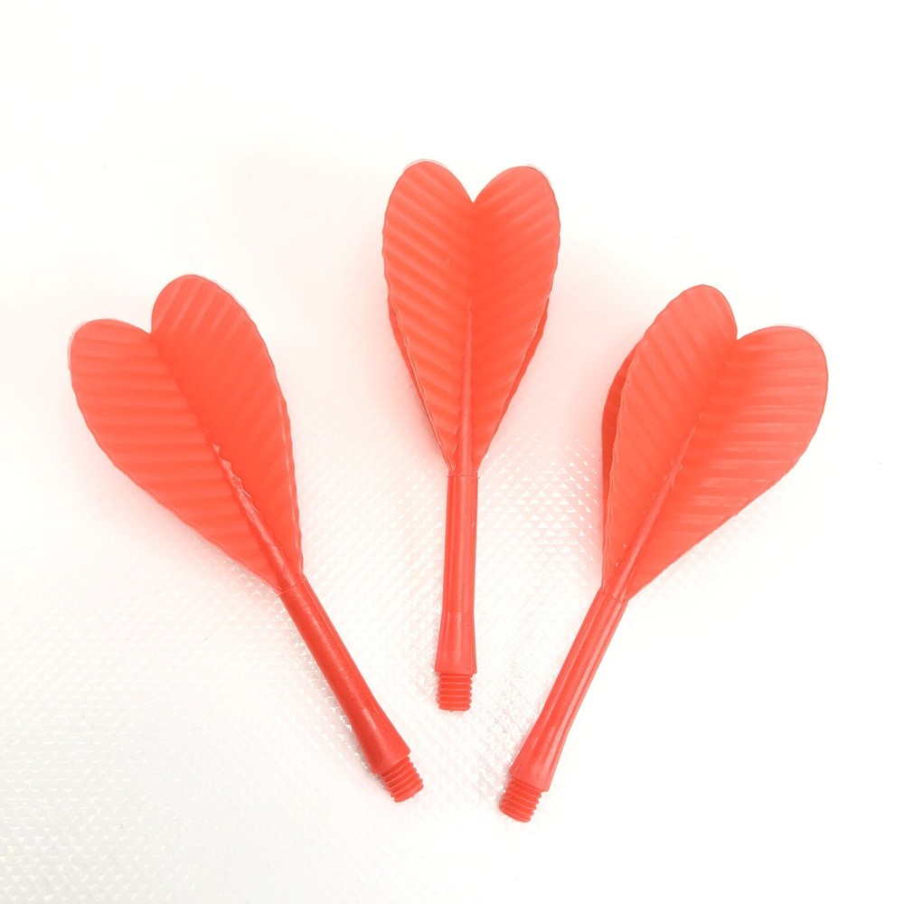 2BA RED Bar Dart Crinkle Flights 3 Pack- NEW