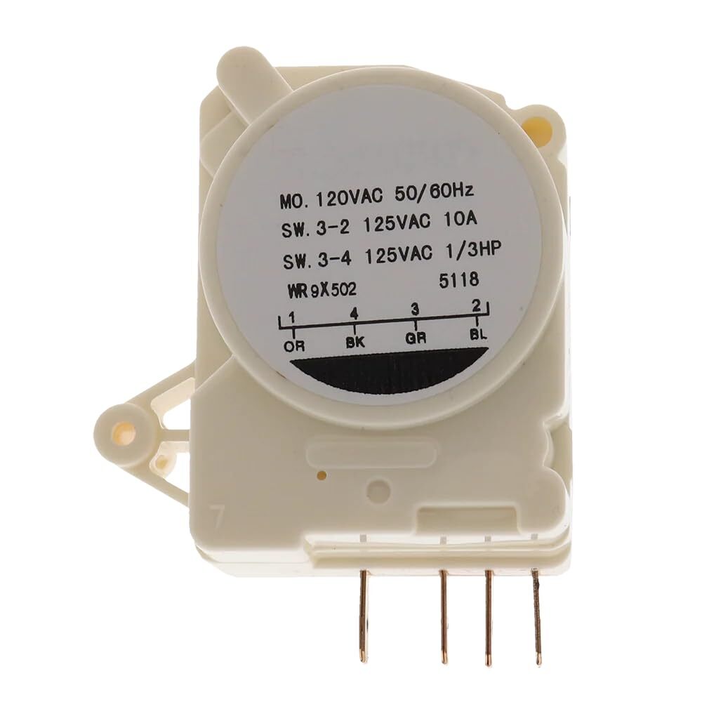 Exact Replacement for GEWR9X502 Refrigerator Defrost Control Timer