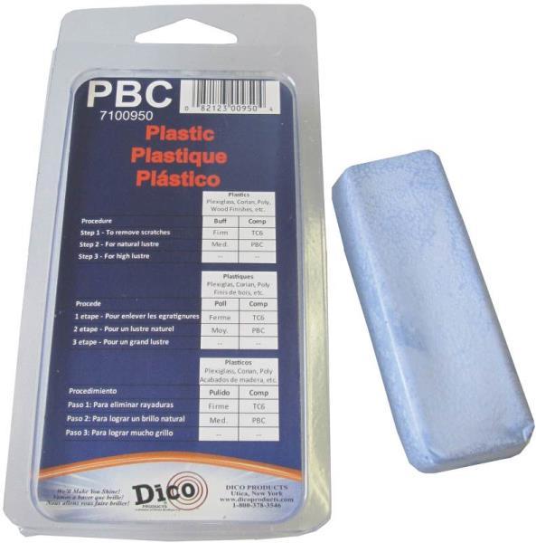 NEW DICO 7100950 USA MADE PLASTIC PLEXIGLASS POLY ETC BUFFING COMPOUND 1385079