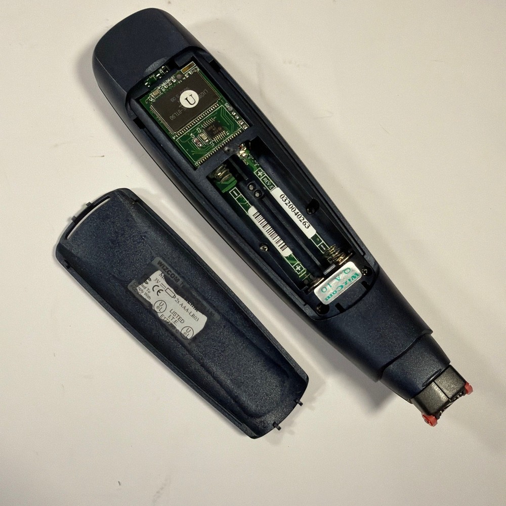 WizCom QuickLink Pen Handheld OCR Text Scanner Blue