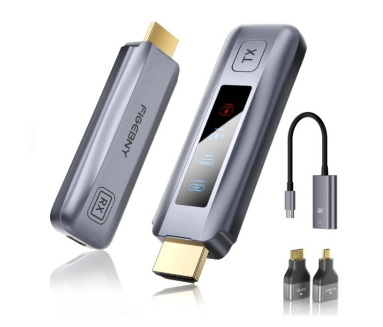 Wireless HDMI Transmitter and Receiver 4K Decode 1080P Output Ultra Low Latency