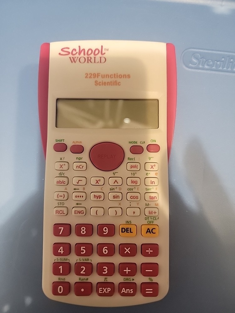 Pink Function scientific calculator with 240 calculation functions Working Check