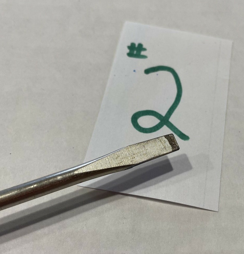 Stanley 64-883 6" Flathead Screwdriver (#2)