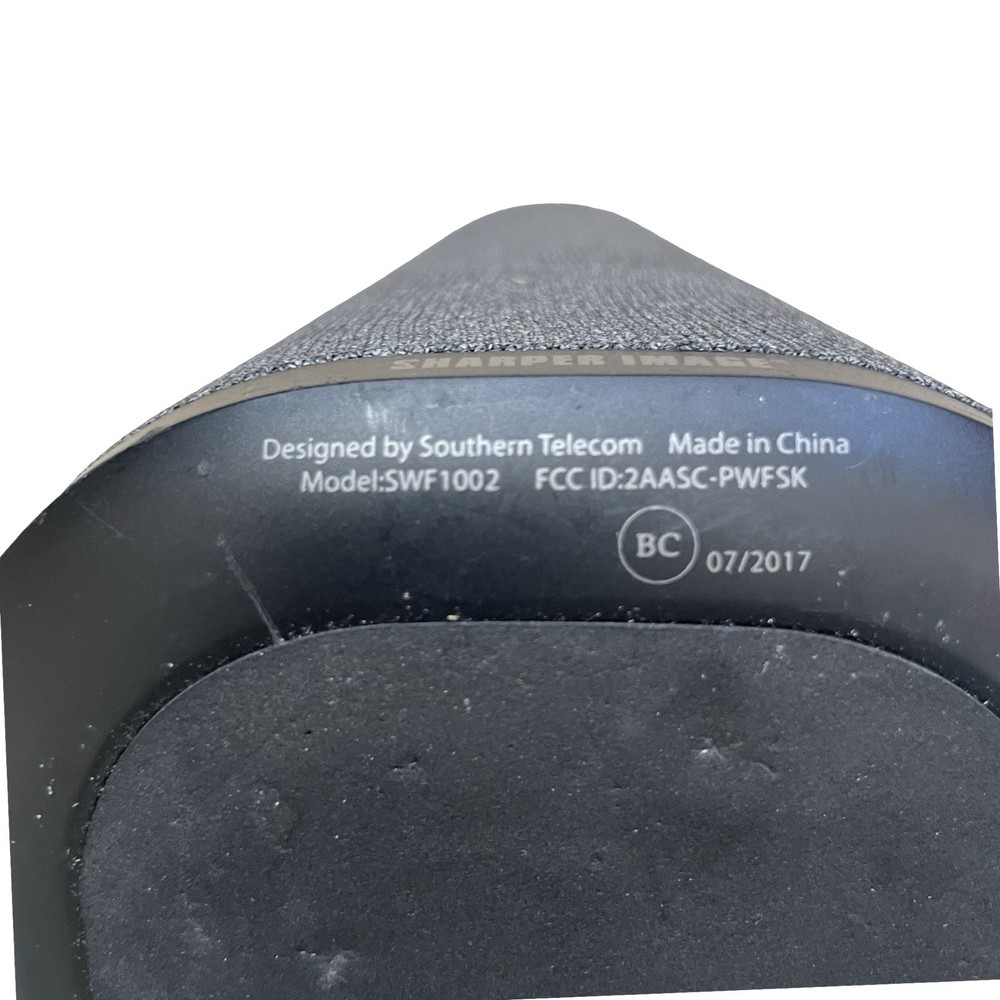 Sharper Image SWF1002 Speaker Alexa Enabled Bluetooth Smart Speaker Gray