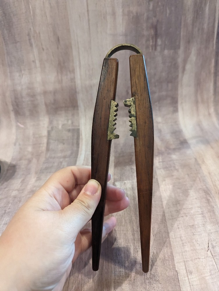 Vintage Brass And Wood Nutcracker