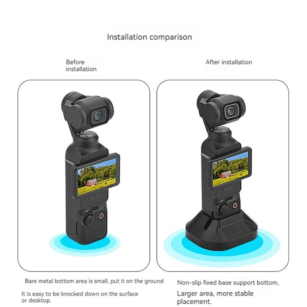Base Bracket Increased Support Stabilization for Osmo Pocket 3