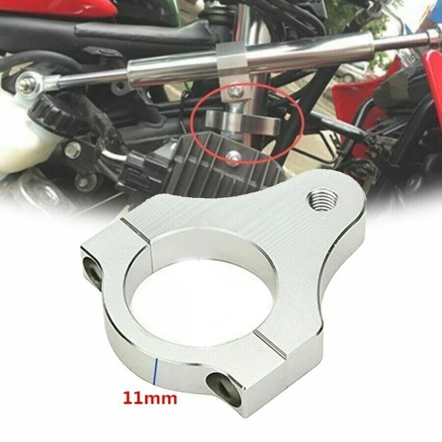 Motorcycle 58mm Aluminium Steering Damper Fork Frame Mounting Clamp Bracket