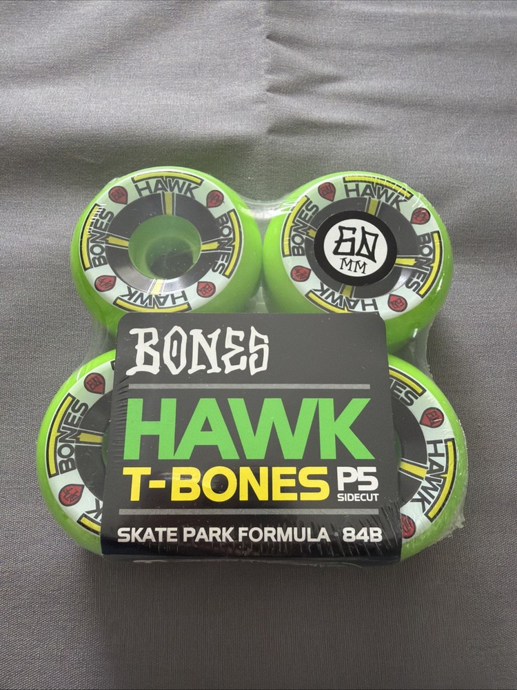 Bones Tony Hawk T-Bones Green 60mm 🦴   Powell Peralta