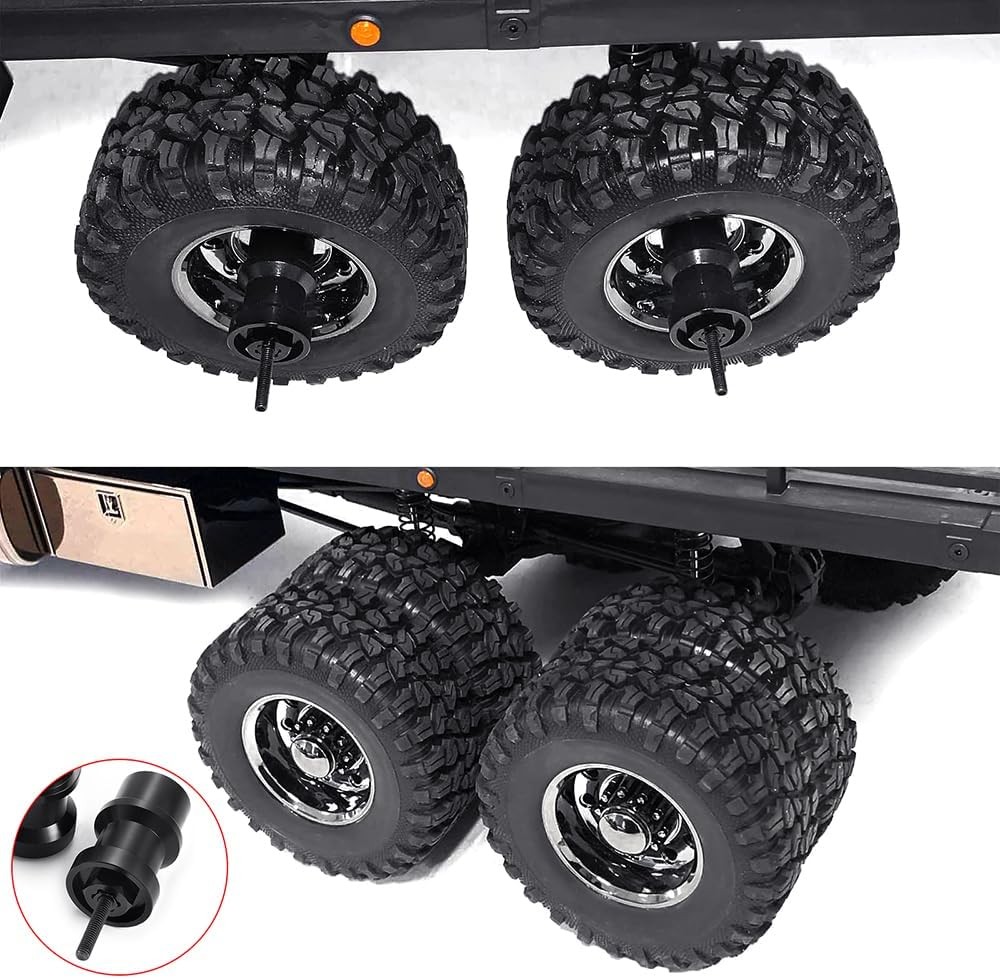 RC Dually Conversion Kit - Single Wheel to Two for...