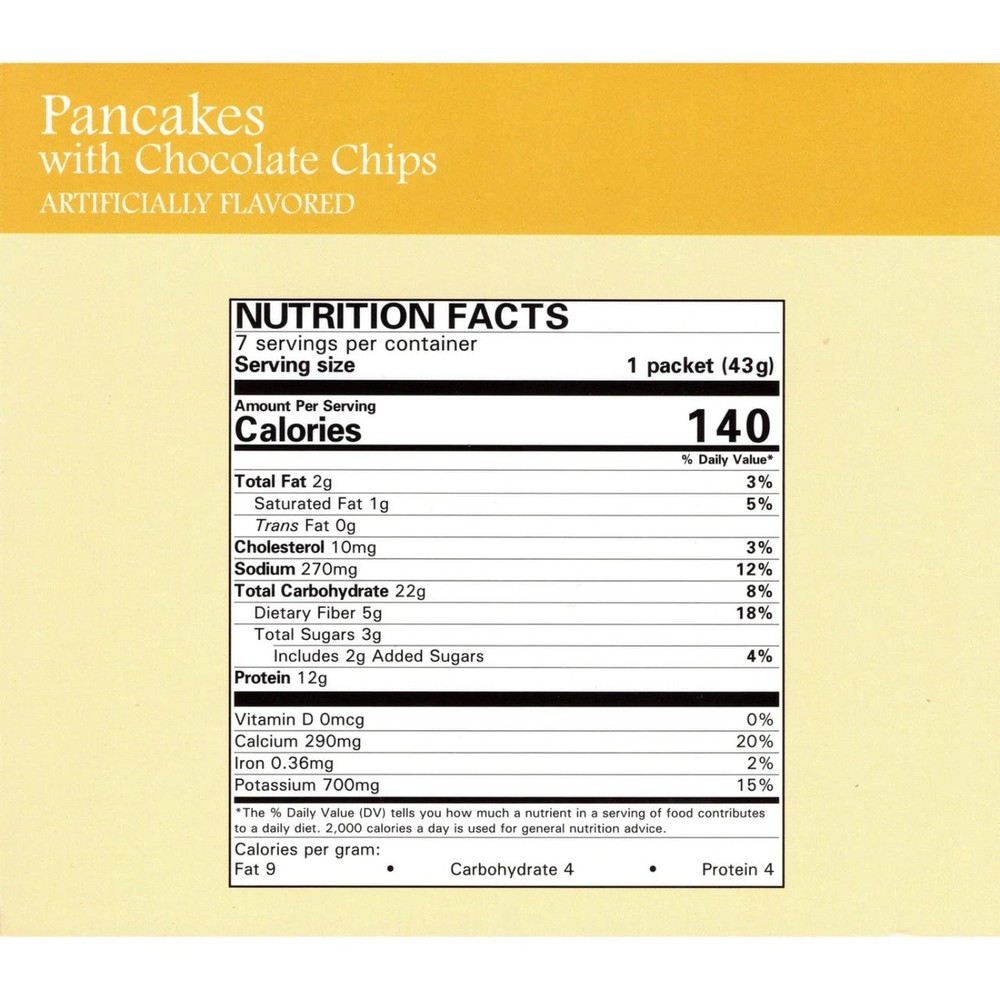 DPTG Pancakes with Chocolate Chips