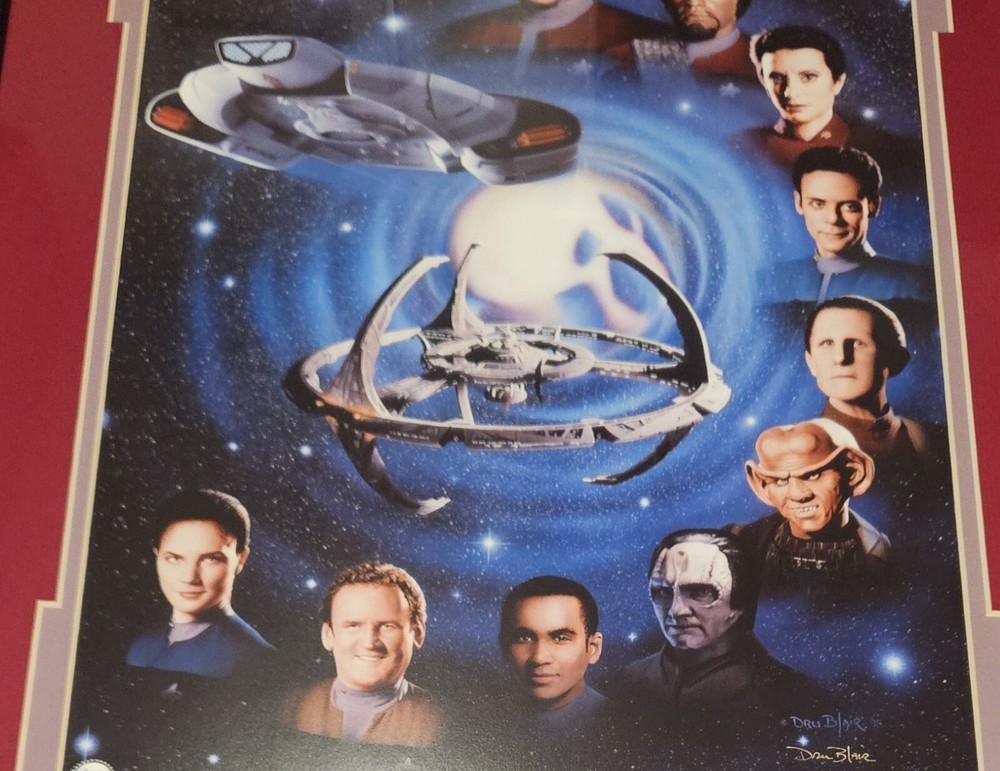 STAR TREK ~ Deep Space Nine ~ By Dru Blair - FRAMED
