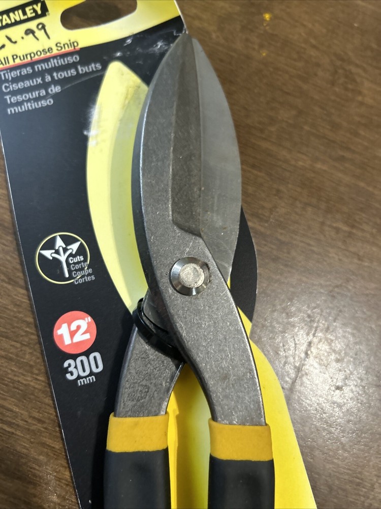 NEW! STANLEY TOOLS 12” FAT MAX ALL PURPOSE TIN SNIPS, FMHT73992H