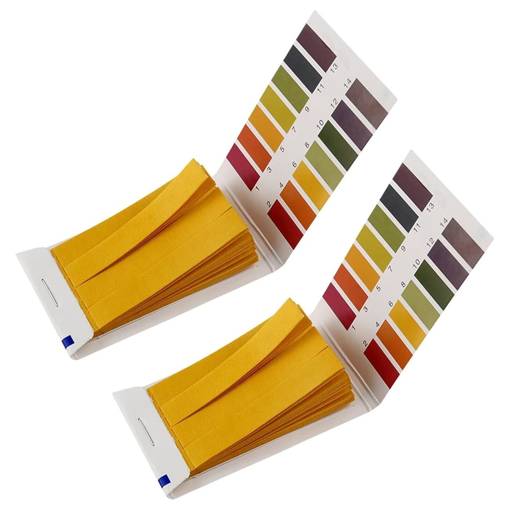 2-Pack pH Test Strips - Universal 1-14 pH Range Litmus Paper