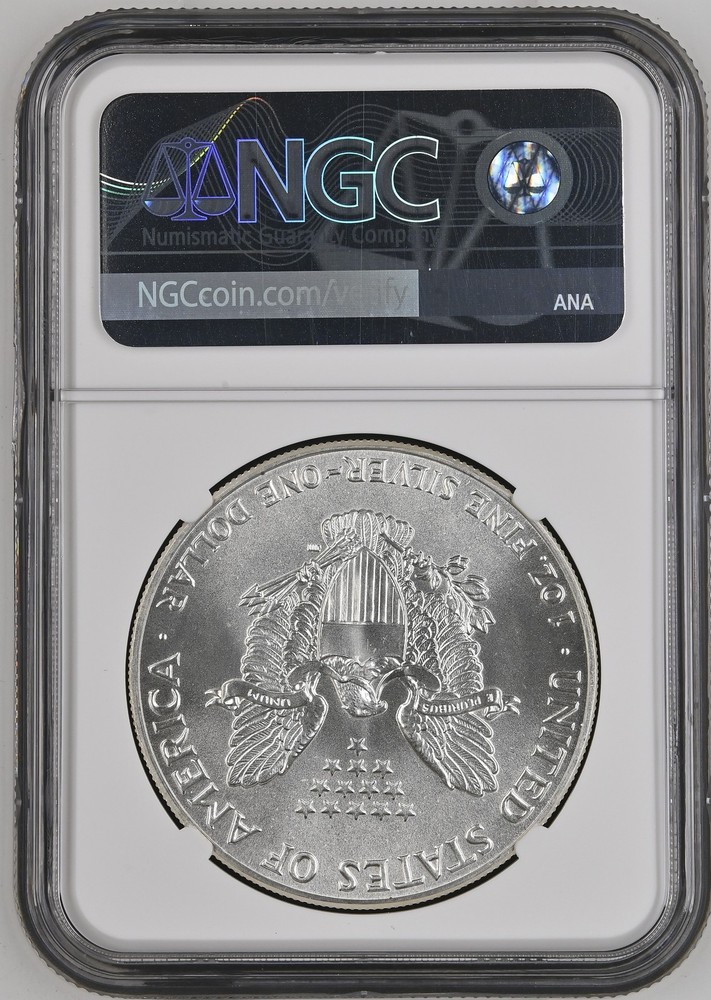 1986 Bullion Silver Eagles NGC MS-70