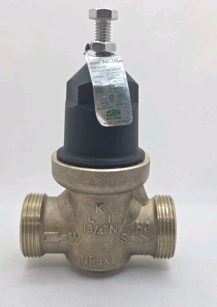 Zurn Wilkins 3/4" NR3XL Double Union Pressure Reducing Valve