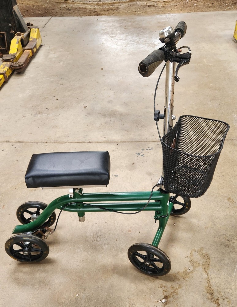 KneeRover® Steerable Knee Scooter w/ Basket, Bell & Extra Padding for Knee