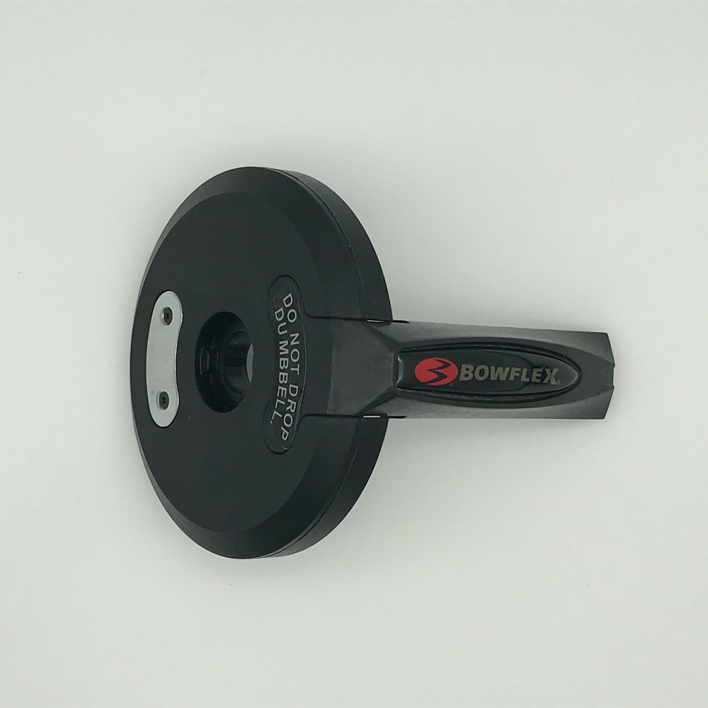 Bowflex 1090 Dumbbell Replacement Handle Part Black Tab Endcap Dial Lock Disc