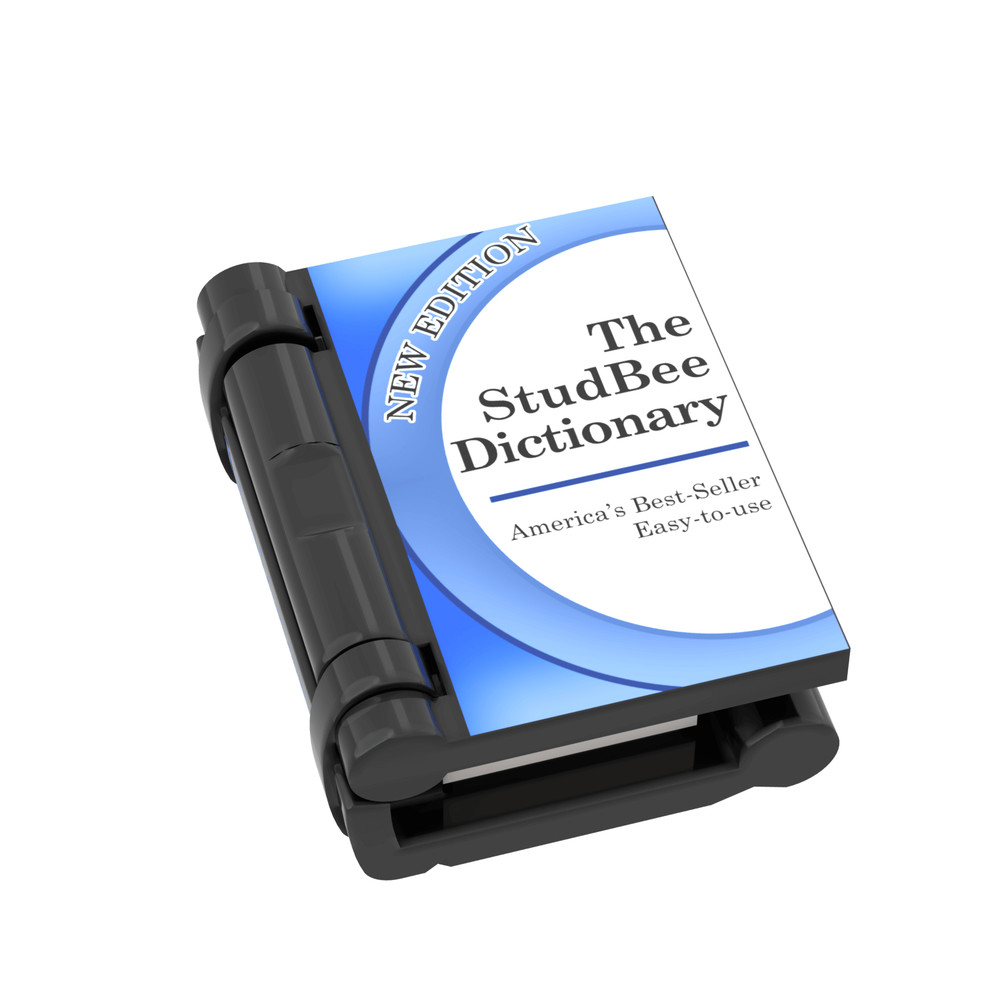 Dictionary Book - Minifig Accessory - Custom Printed - Brick City