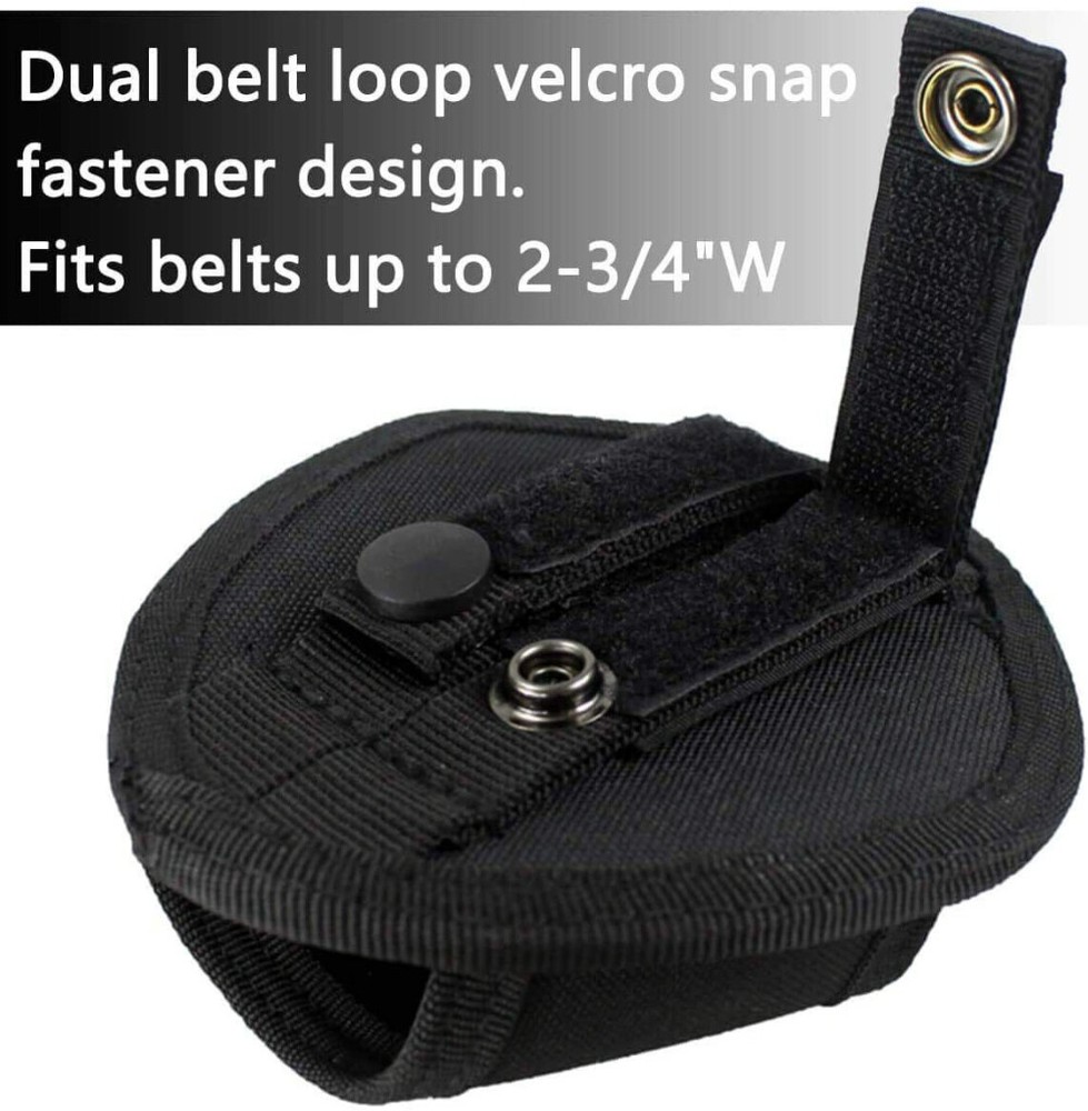 2 Pack Handcuff Case Nylon Open Top Handcuff Holder Pouch Fits Chain/Hinged Cuff