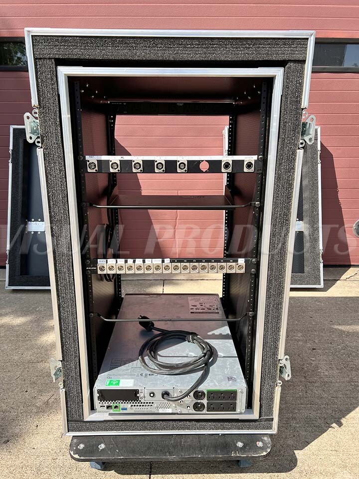 21RU Rack Road Case w/APC Smart UPS for Server Network Audio Visual PENN ELCOM