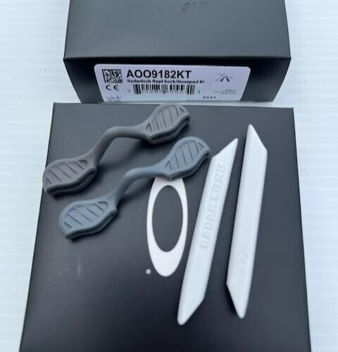 AUTHENTIC Genuine Oakley Radarlock Replacement Ear Sock & Nosepad WhiteOO9182