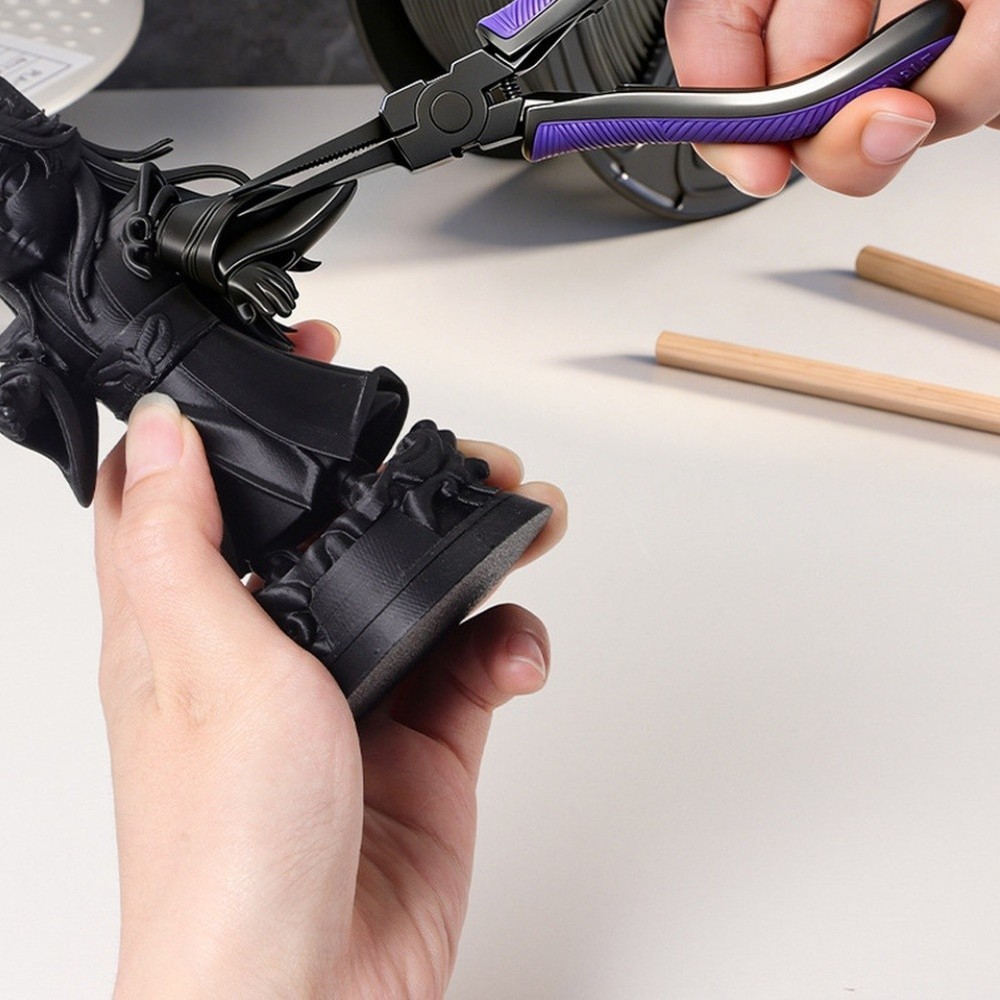 Precision 3D Print Support Pliers with Flat Head Design for Smooth Cuts