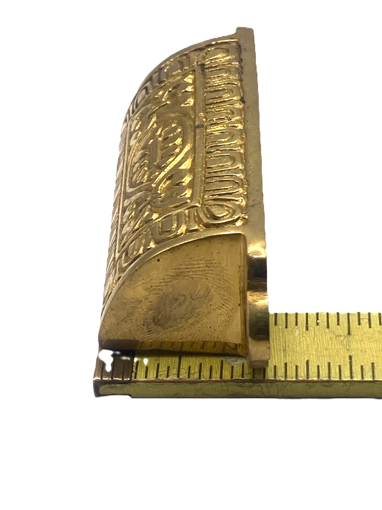 Brass Bin Pull Victorian Eastlake Bin Cup Pull