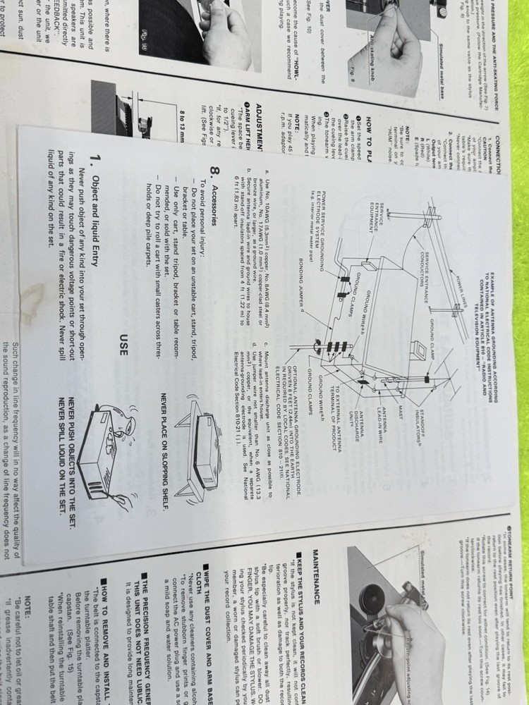 OEM Technics SL-23 OPERATING INSTRUCTIONS MANUAL ONLY MINT 🔥🔥