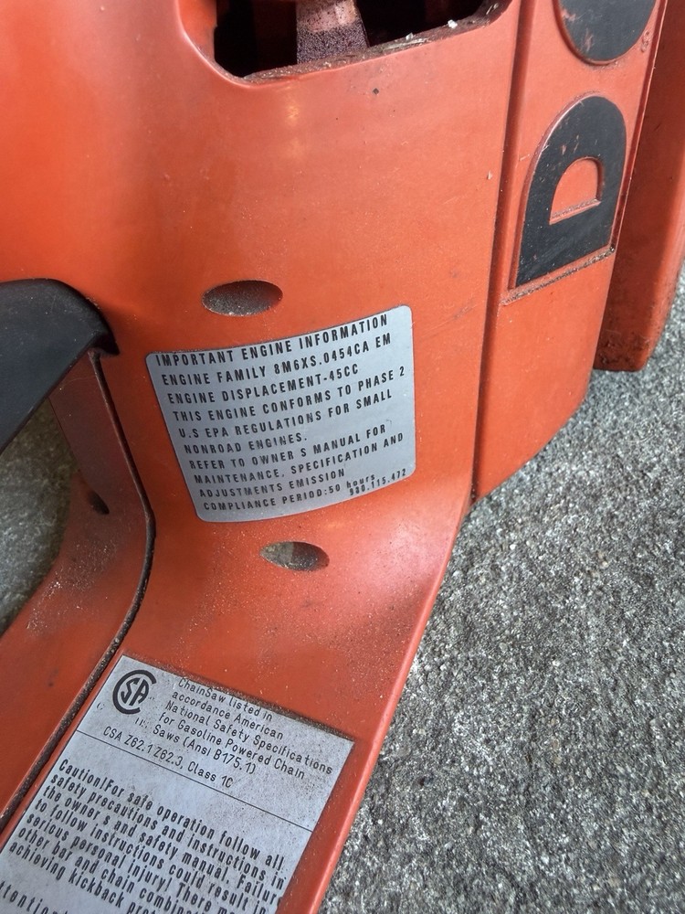 Dolmar PS-45 Chainsaw Bar And Chain Runs Great