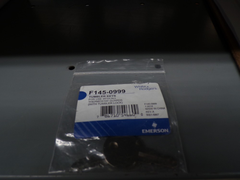 F145-0999-WHIT   WHITE RODGERS KEY REPLACEMENT PKG2 F29 SERIES GUARD